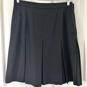 Pleated dark gray skirt from Old Navy